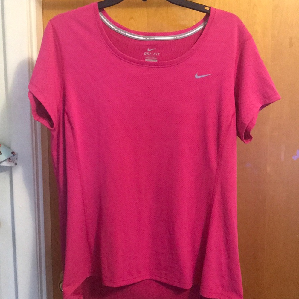Nike Pink Dri-FIT Short Sleeve Tee